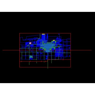 Plano urbano de la ciudad general roca