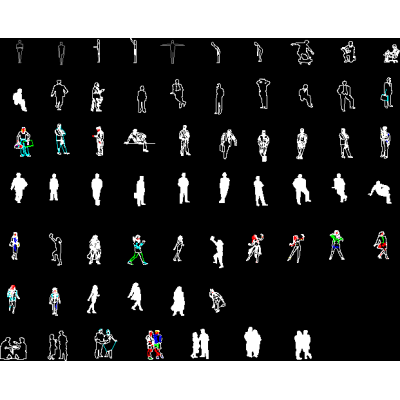 Planos CAD de Personas