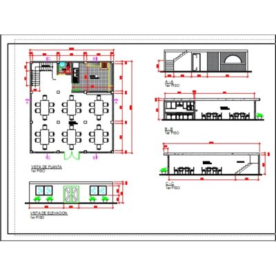 Plano de local - restaurante