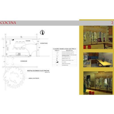 Diseno de Cocina Campestre 3D