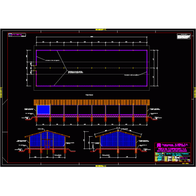 Galpon para gallinas ponedoras de huevos