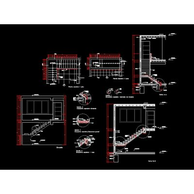 Escalera en -l-