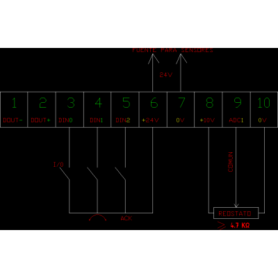 Diagrama de Conexion para Variador de Frecuencia