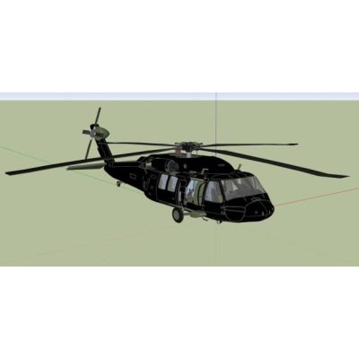 Helicoptero policial - 3d