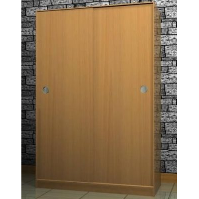 Armario 2 puertas correderas 180x120x50 cm.