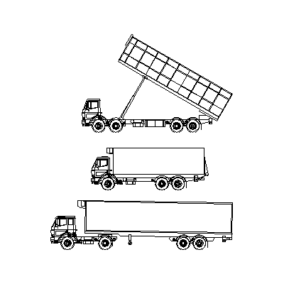 Lateral de camion mercedes; trailer frigorifico y basculante