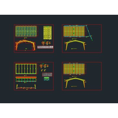 Estructura Metalica para Galpon de Almacenaje