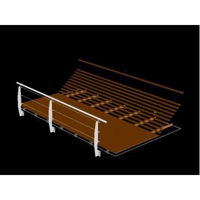 3d despiece entrepiso madera