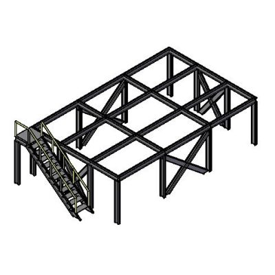 Estructura para carga detallada 3d