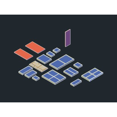 Ventanas 3d para casa habitacion s/e 3dm