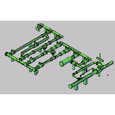 Montaje 3d - instalaciones industriales