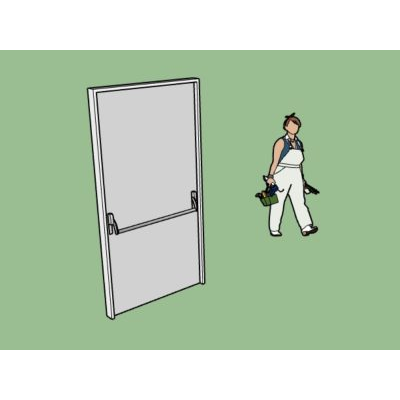 Modelo puerta contra-incendio simple