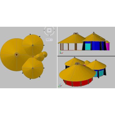 Bungalows 3d