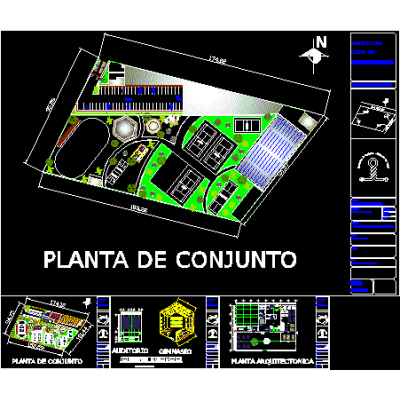 Plano club deportivo