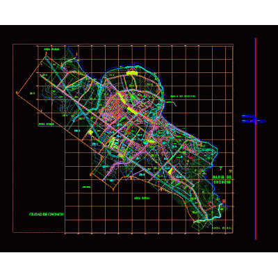 Mapa Urbano de Chonchi