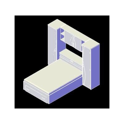 Cama con Mueble Integrado