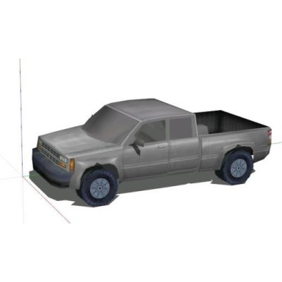 Auto utilitario 3d