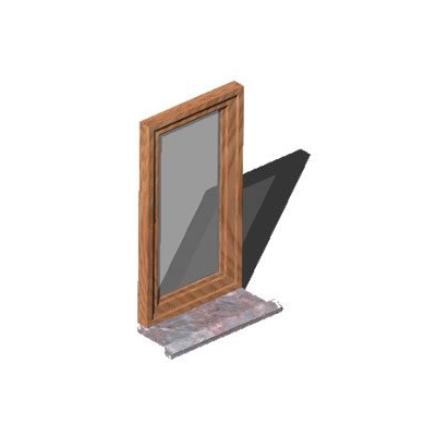 Ventana 90 x 110 3d