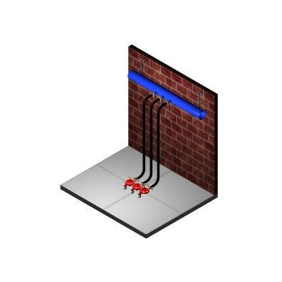 Instalacion de reguladores de gas 3d