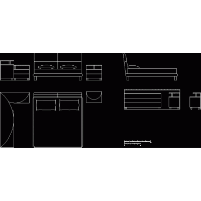 Dormitorio en 2d