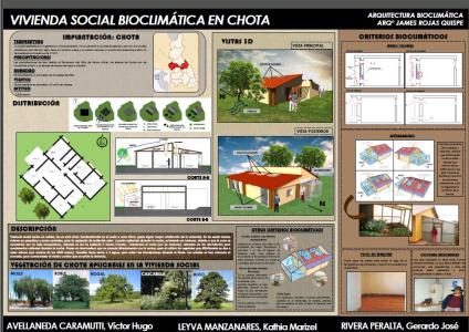 Bioclimatic house in chota