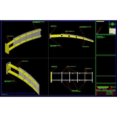 Mensulas estructurales para techumbre con policarbonato