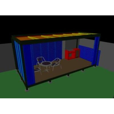 Terraza Modular con Deck y Bar