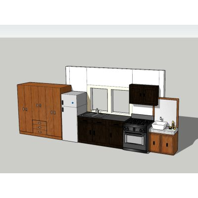 Mueble de cocina pequena en