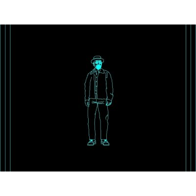 Figura umana bianca di Walter - che si rompe male