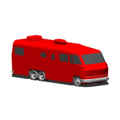 Motor home en 3d