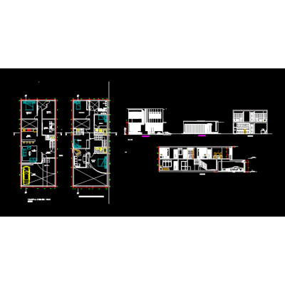 Plano casa multifamiliar