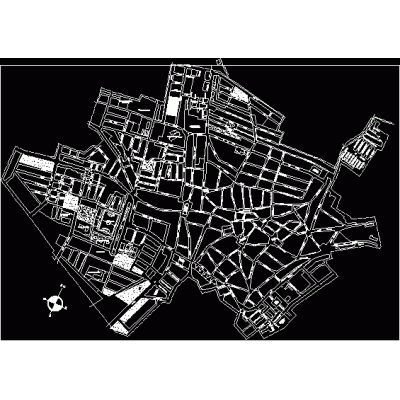 Mapa municipio de bailen; provincia de jaen; espana