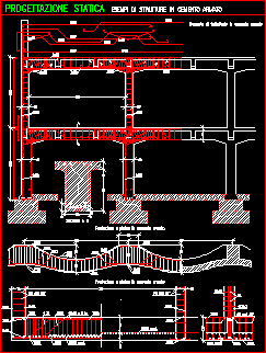 Detalhes da estrutura de concreto armado
