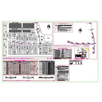 Tendido de electricidad.