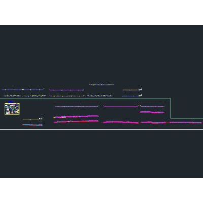 Plano de cerco perimetrico con detalles