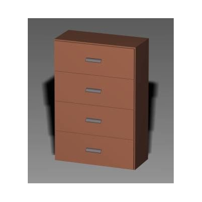 Cajonera Moderna 4 Cajones