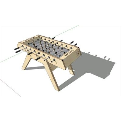 Mesa de futbol 3d