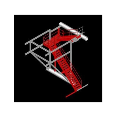 Escalera 3d