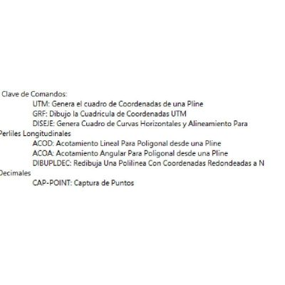 Aplicativo lisp topografia.