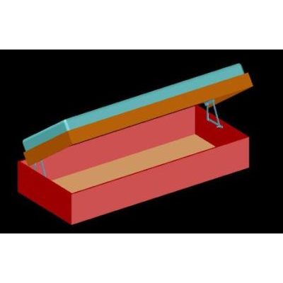 Cama - caja  .
