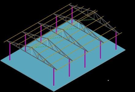3D-Dachkonstruktion