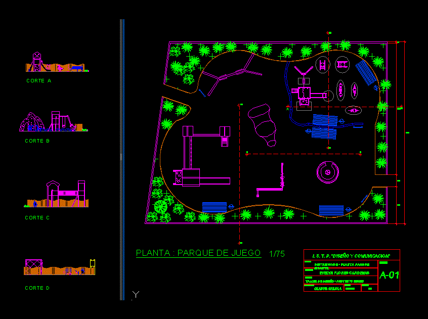 Plan of playgrounds