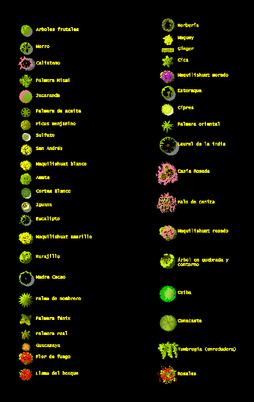 Bloques arboles clasificados
