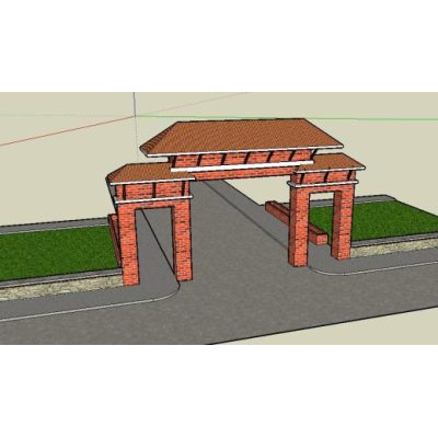 Ingreso tradicional 3d skp