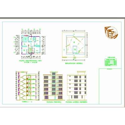 Proyecto de Vivienda Multifamiliar 2D