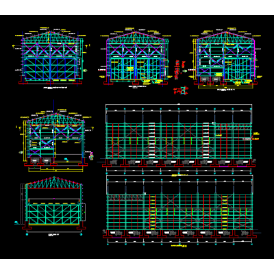 Galpon de estructura metalica