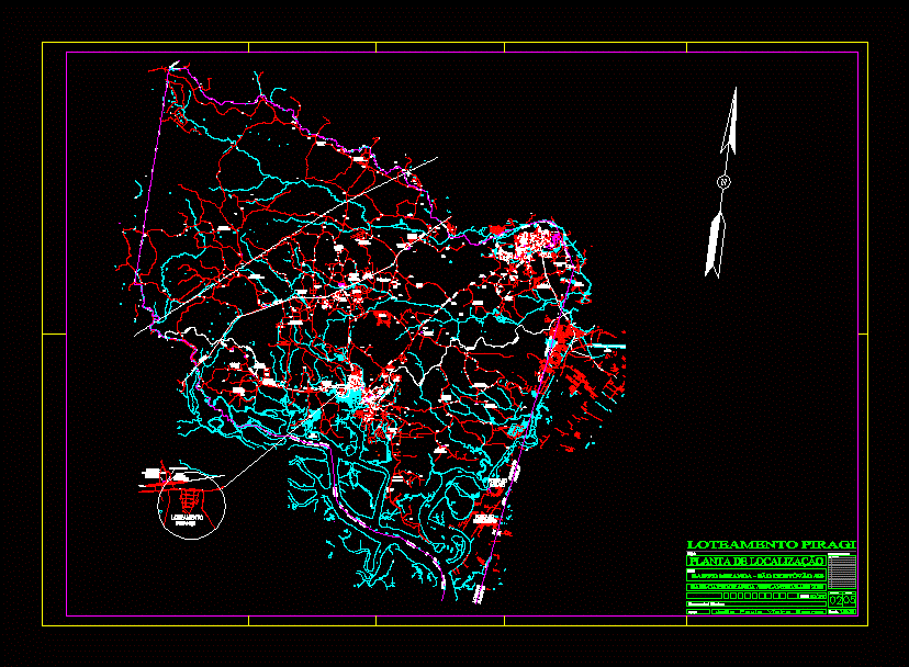 San Cristobal city map