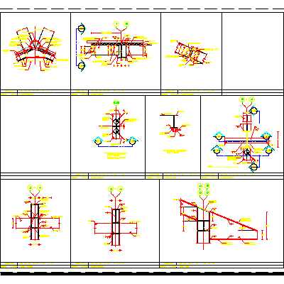 Estructura metalica detalles techumbre