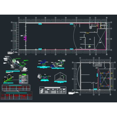 Plano de detalle de aire acondicionado