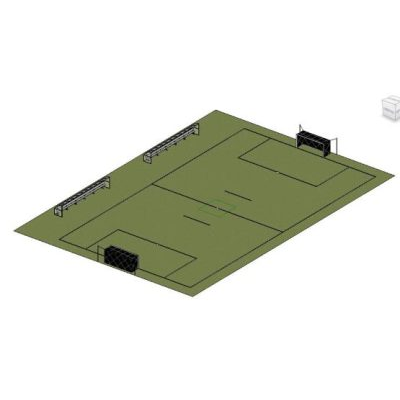 soccer field 3d